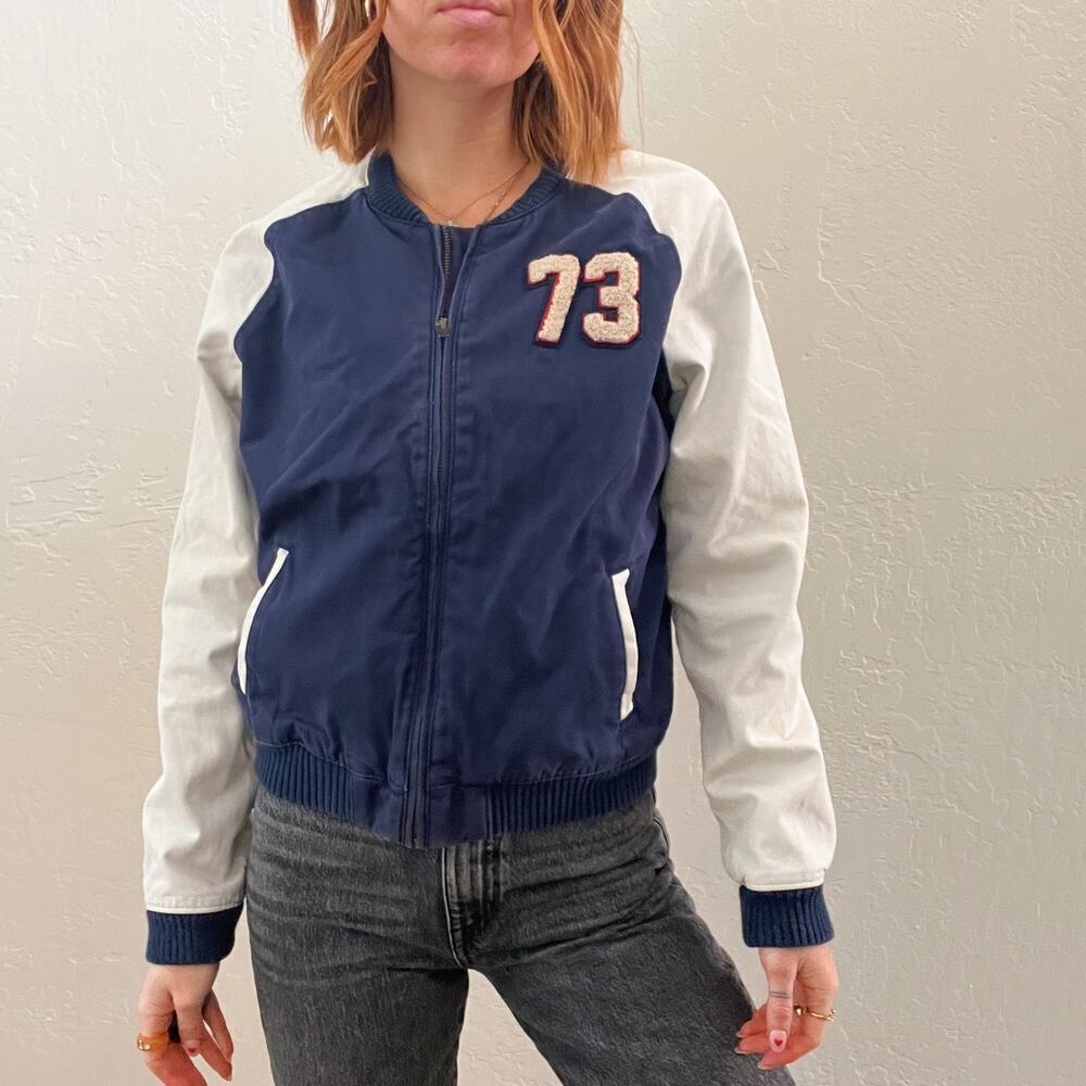 Vintage/Y2K Levi's 73 Retro Denim Bomber Jacket - Picture 2 of 6